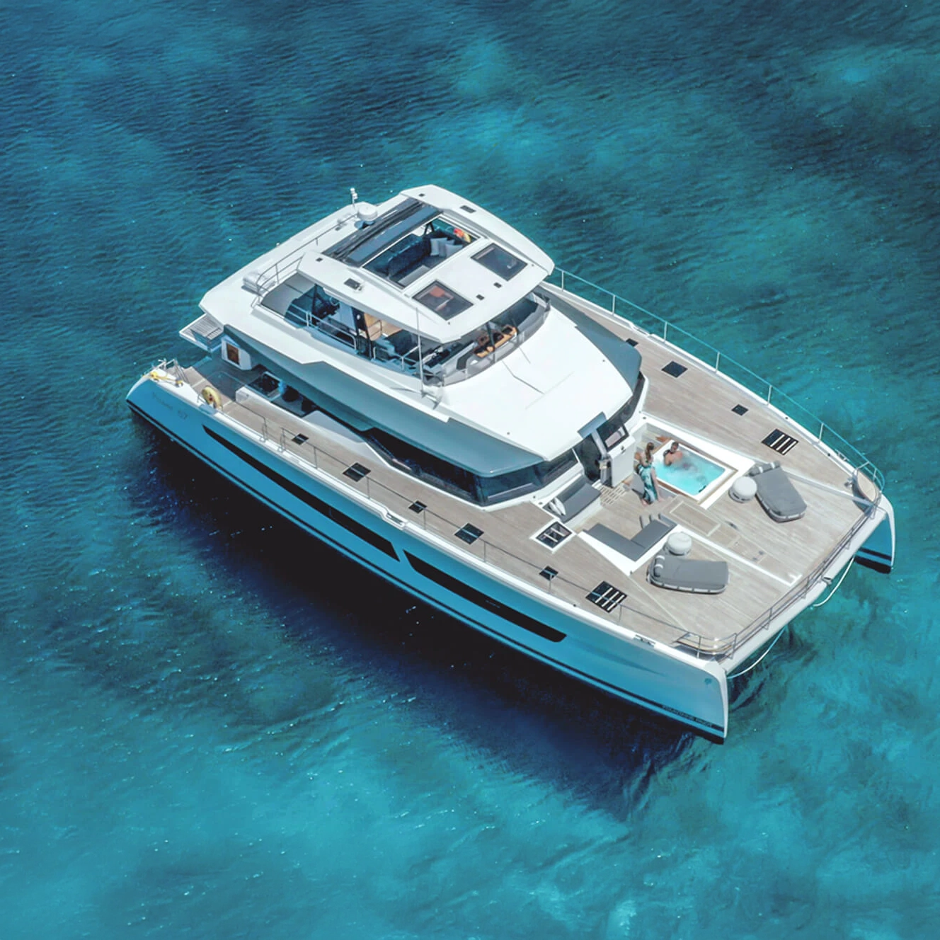 A sailing yacht at sea for Athenian Yachts